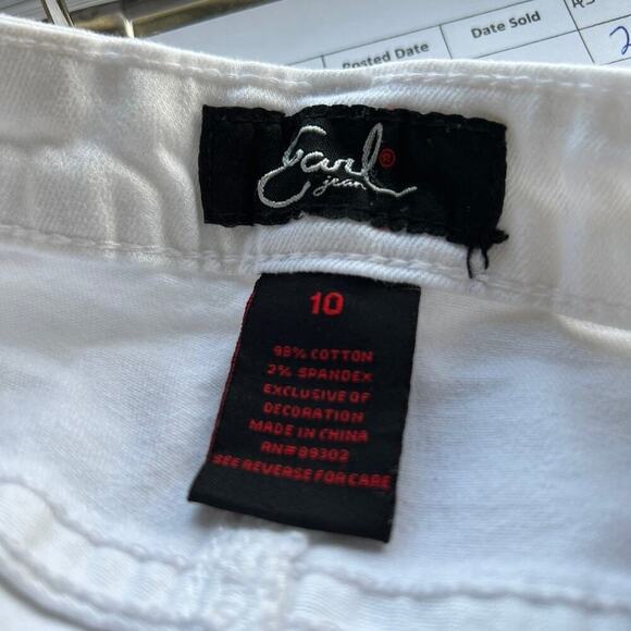 Earl women’s capri denim jeans, size 10 - Picture 7 of 7